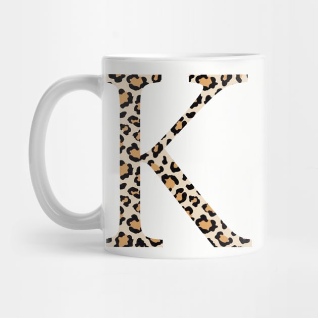 Kappa K Cheetah Greek Letter by AdventureFinder